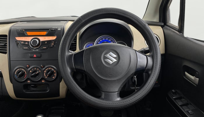 2017 Maruti Wagon R 1.0 VXI AMT, Petrol, Automatic, 17,765 km, Steering Wheel Close Up