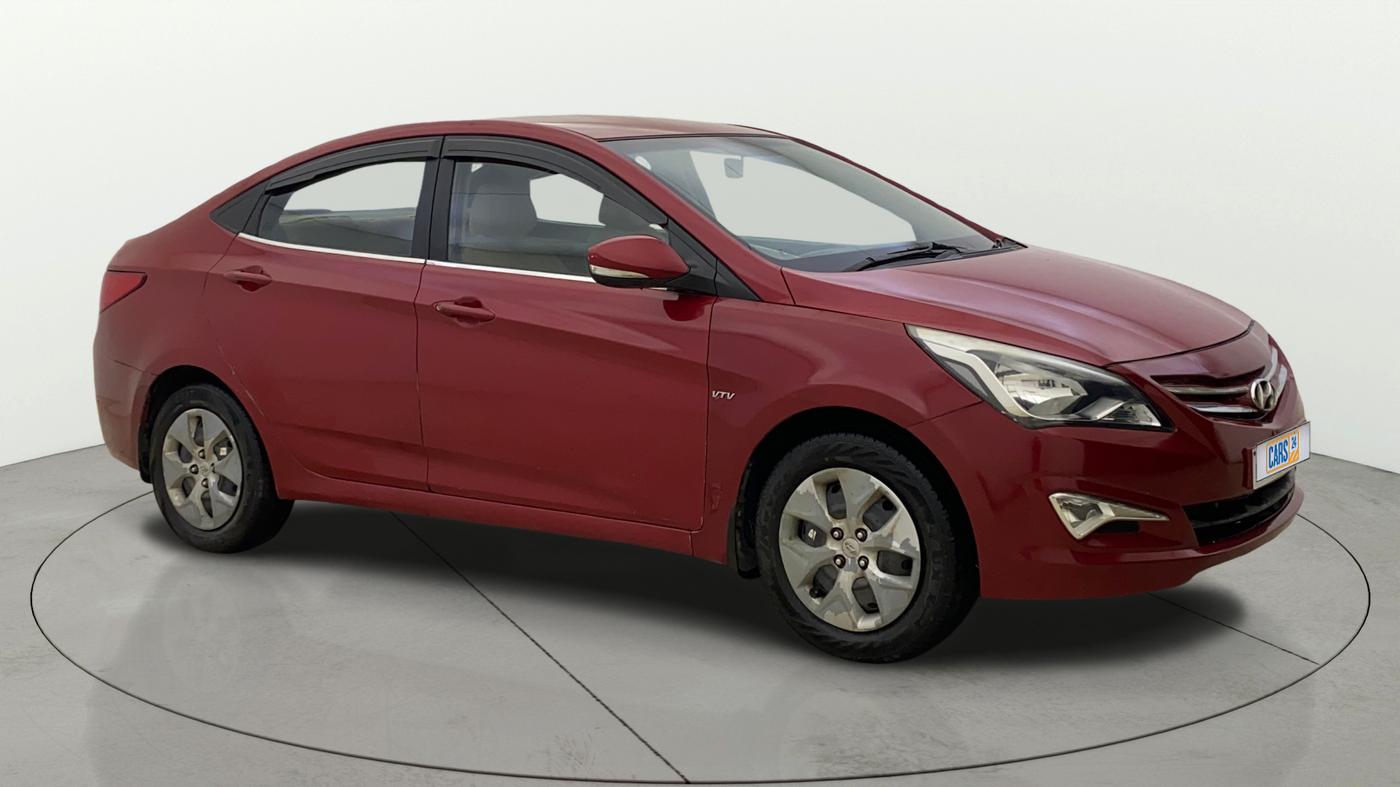 2017 Hyundai Verna FLUIDIC 4S 1.4 VTVT, CNG, Manual, 1,23,456 km, Right Front Diagonal