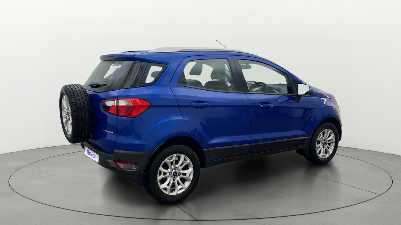 2015 Ford Ecosport TITANIUM 1.5L PETROL AT, Petrol, Automatic, 1,04,327 km, Right Back Diagonal