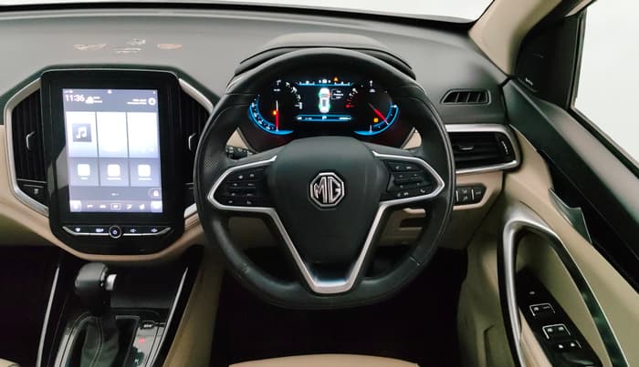 2021 MG HECTOR SHARP 1.5 PETROL CVT, Petrol, Automatic, 43,365 km, Steering Wheel Close Up