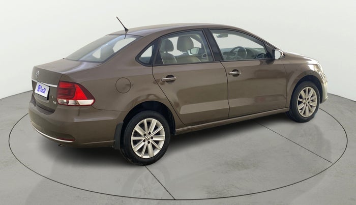 2015 Volkswagen Vento HIGHLINE PETROL AT, Petrol, Automatic, 51,090 km, Right Back Diagonal
