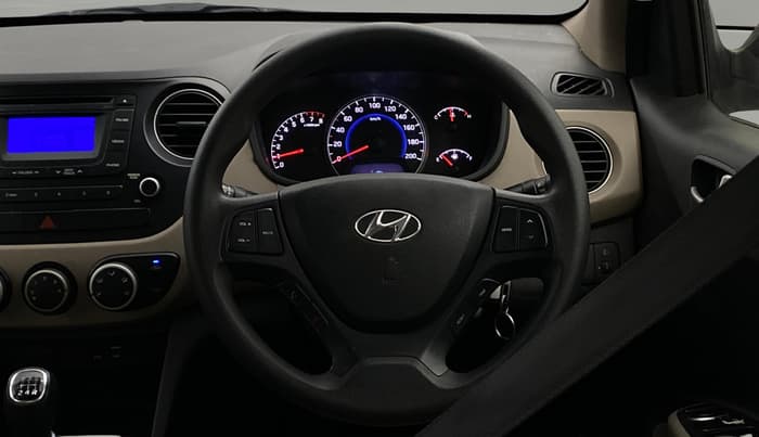 2015 Hyundai Grand i10 SPORTZ 1.2 KAPPA VTVT, Petrol, Manual, 74,566 km, Steering Wheel Close Up