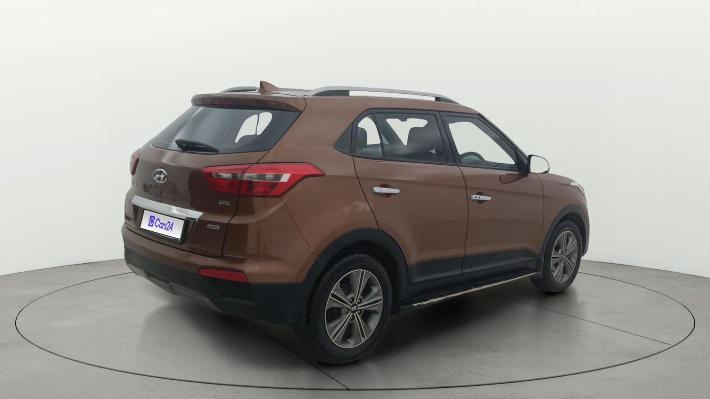 2017 Hyundai Creta SX PLUS AT 1.6 PETROL, Petrol, Automatic, 79,136 km, Right Back Diagonal