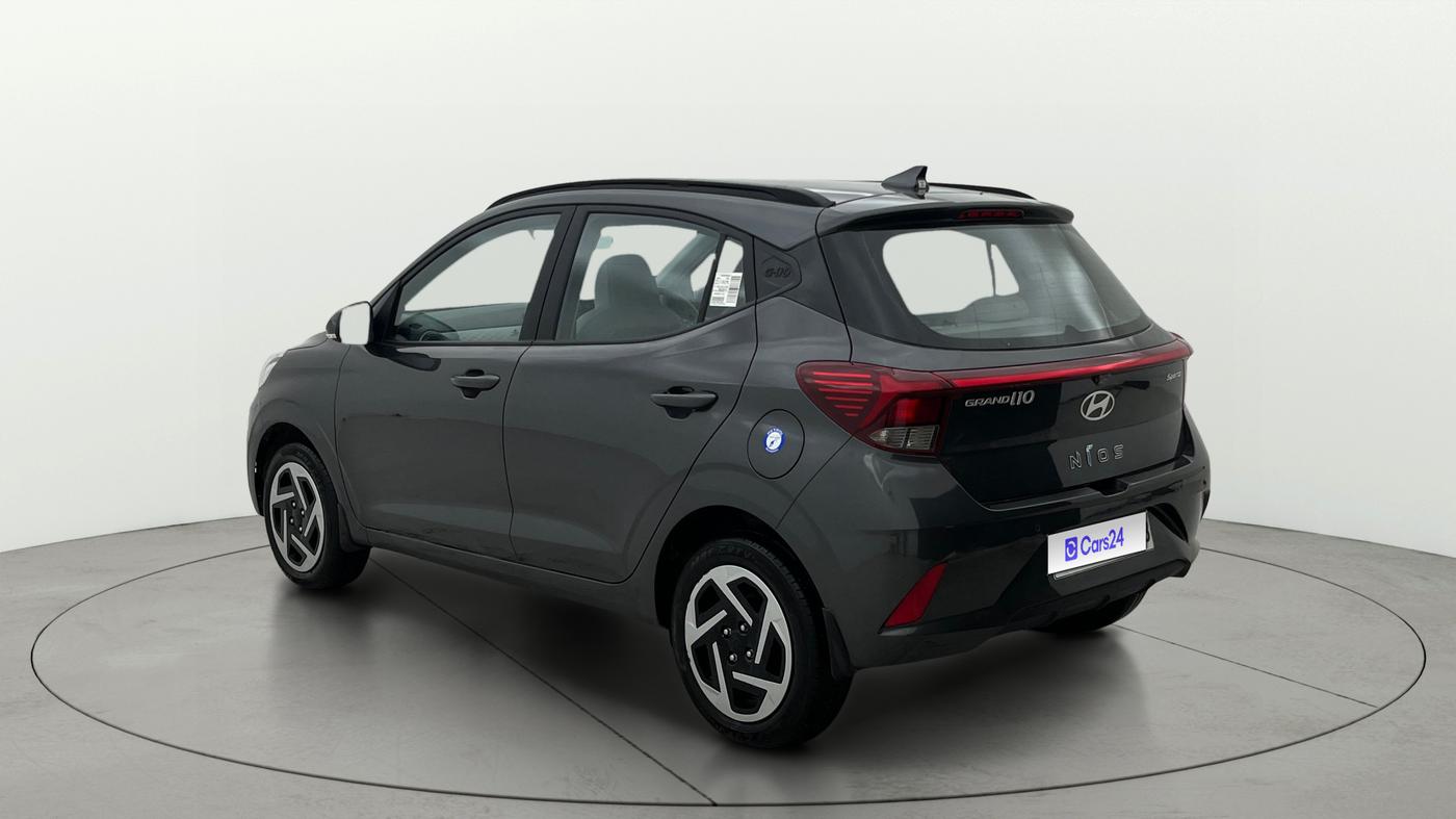 2024 Hyundai GRAND I10 NIOS SPORTZ 1.2 KAPPA VTVT CNG, CNG, Manual, 3,510 km, Left Back Diagonal