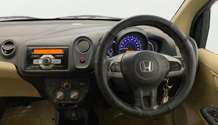 2015 Honda Amaze 1.2L I-VTEC SX, Petrol, Manual, 1,13,449 km, Steering Wheel Close Up