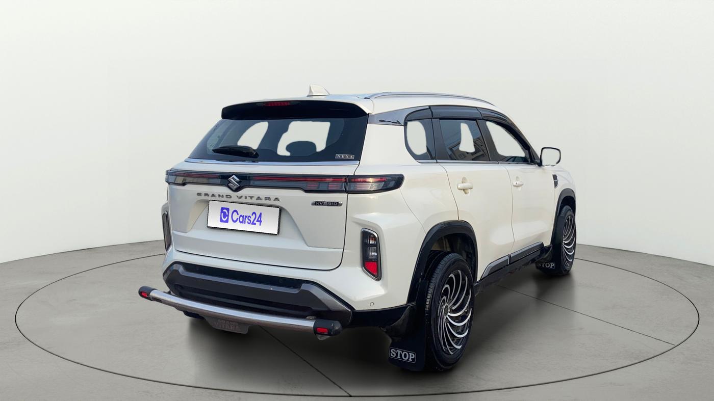 2023 Maruti Grand Vitara ALPHA PLUS HYBRID ECVT, Hybrid, Automatic, 1,15,201 km, Right Back Diagonal