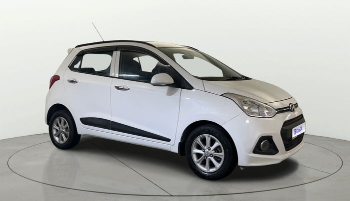 2015 Hyundai Grand i10 ASTA AT 1.2 KAPPA VTVT, Petrol, Automatic, 80,939 km, Right Front Diagonal