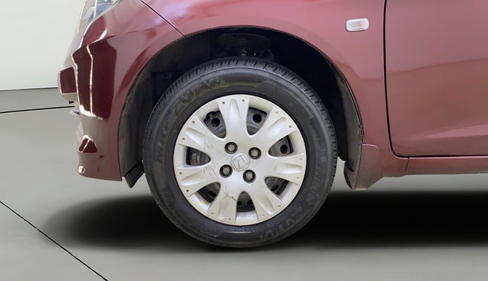 2015 Honda Amaze 1.2L I-VTEC S, Petrol, Manual, 1,23,085 km, Left Front Wheel