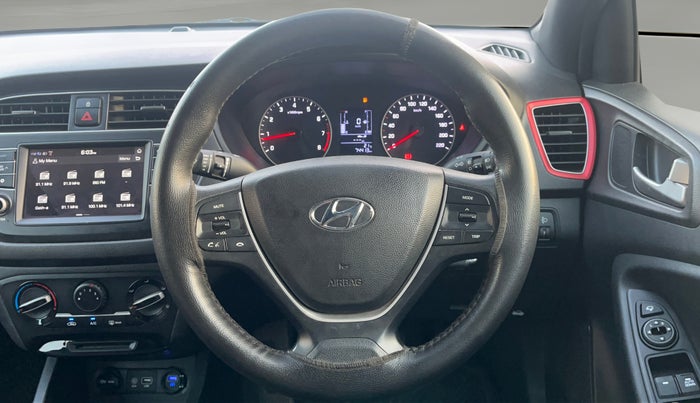 2019 Hyundai Elite i20 SPORTZ PLUS 1.2 DUAL TONE, Petrol, Manual, 74,392 km, Steering Wheel Close Up