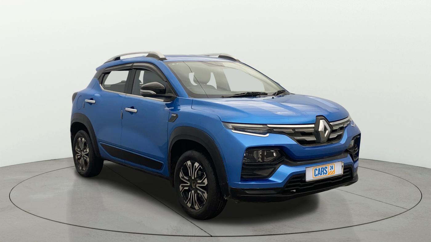 2021 Renault Kiger RXT AMT, Petrol, Automatic, 34,621 km, Right Front Diagonal