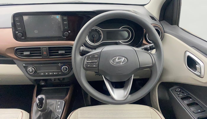 2022 Hyundai AURA SX PLUS 1.2 AMT, Petrol, Automatic, 14,943 km, Steering Wheel Close Up