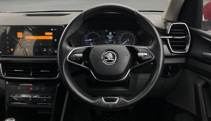 2021 Skoda KUSHAQ STYLE 1.0L TSI MT, Petrol, Manual, 26,831 km, Steering Wheel Close Up