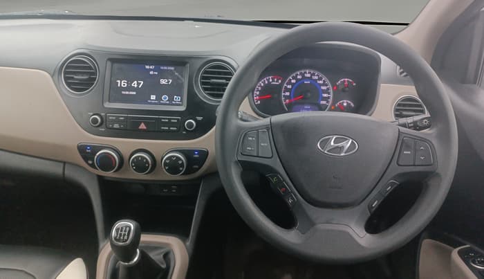 2017 Hyundai Grand i10 SPORTZ (O) 1.2 KAPPA VTVT, Petrol, Manual, 36,753 km, Steering Wheel Close Up