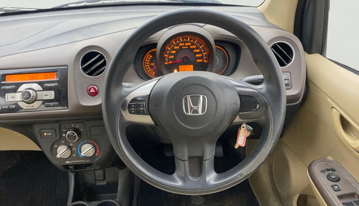 2013 Honda Amaze 1.2L I-VTEC S, Petrol, Manual, 65,064 km, Steering Wheel Close Up