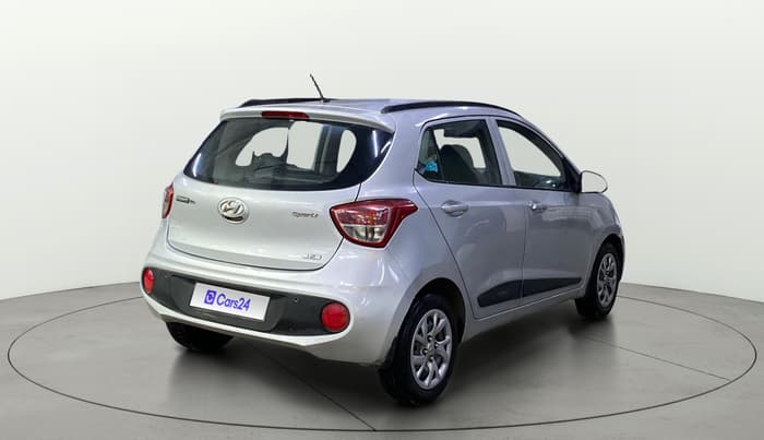 2017 Hyundai Grand i10 SPORTZ (O) 1.2 KAPPA VTVT, Petrol, Manual, 25,322 km, Right Back Diagonal