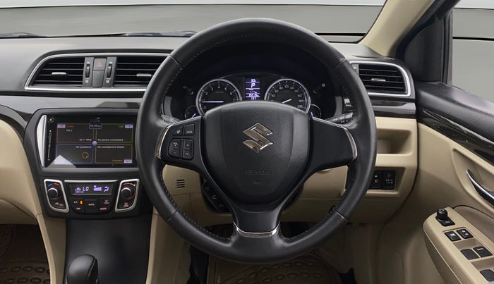 2017 Maruti Ciaz ALPHA  AT 1.4  PETROL, Petrol, Automatic, 35,515 km, Steering Wheel Close Up