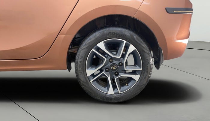 2017 Tata TIGOR XZ PETROL, Petrol, Manual, 52,697 km, Left Rear Wheel