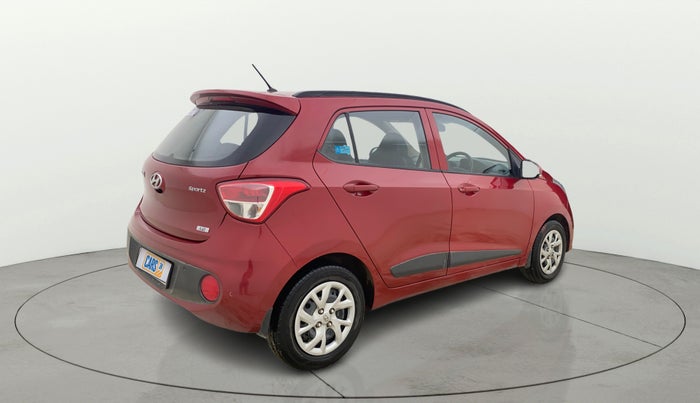 2019 Hyundai Grand i10 SPORTZ 1.2 KAPPA VTVT, Petrol, Manual, 34,936 km, Right Back Diagonal