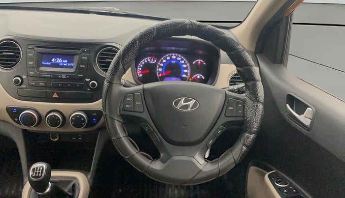 2015 Hyundai Grand i10 SPORTZ 1.2 KAPPA VTVT, Petrol, Manual, 75,627 km, Steering Wheel Close Up