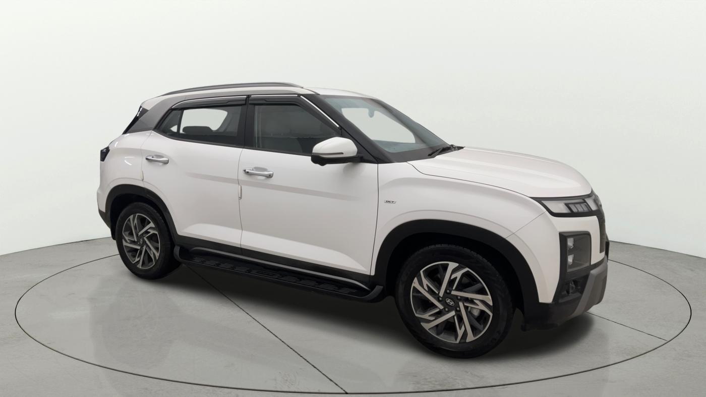 2024 Hyundai Creta SX (O) 1.5 TURBO DCT, Petrol, Automatic, 8,226 km, Right Front Diagonal