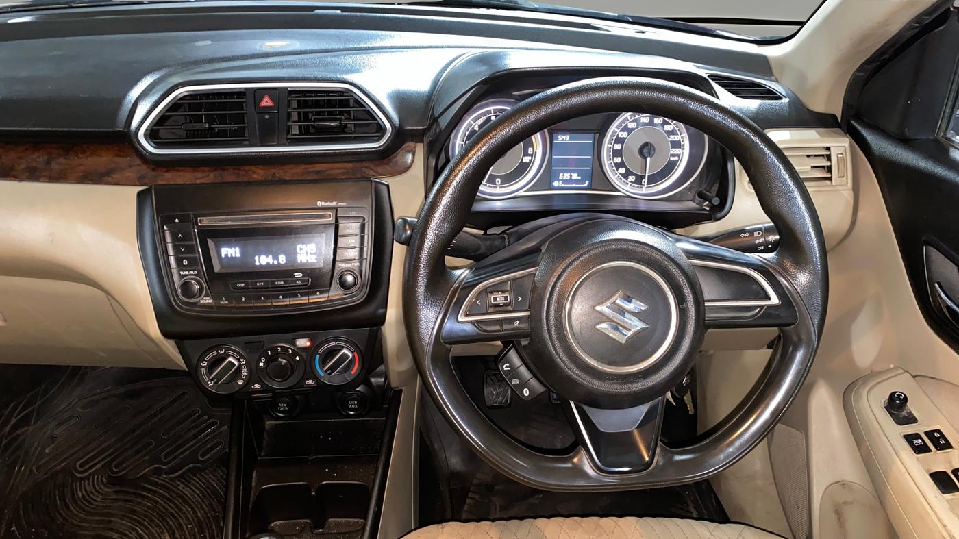 2019 Maruti Dzire VXI, Petrol, Manual, 63,555 km, Steering Wheel Close Up