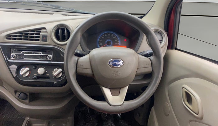 2016 Datsun Redi Go S, Petrol, Manual, 70,807 km, Steering Wheel Close Up