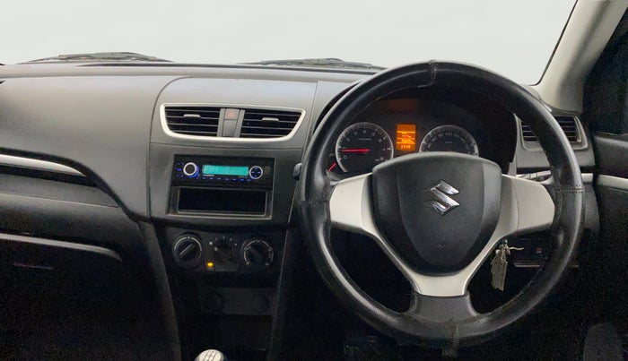 2012 Maruti Swift VXI, Petrol, Manual, 75,812 km, Steering Wheel Close Up