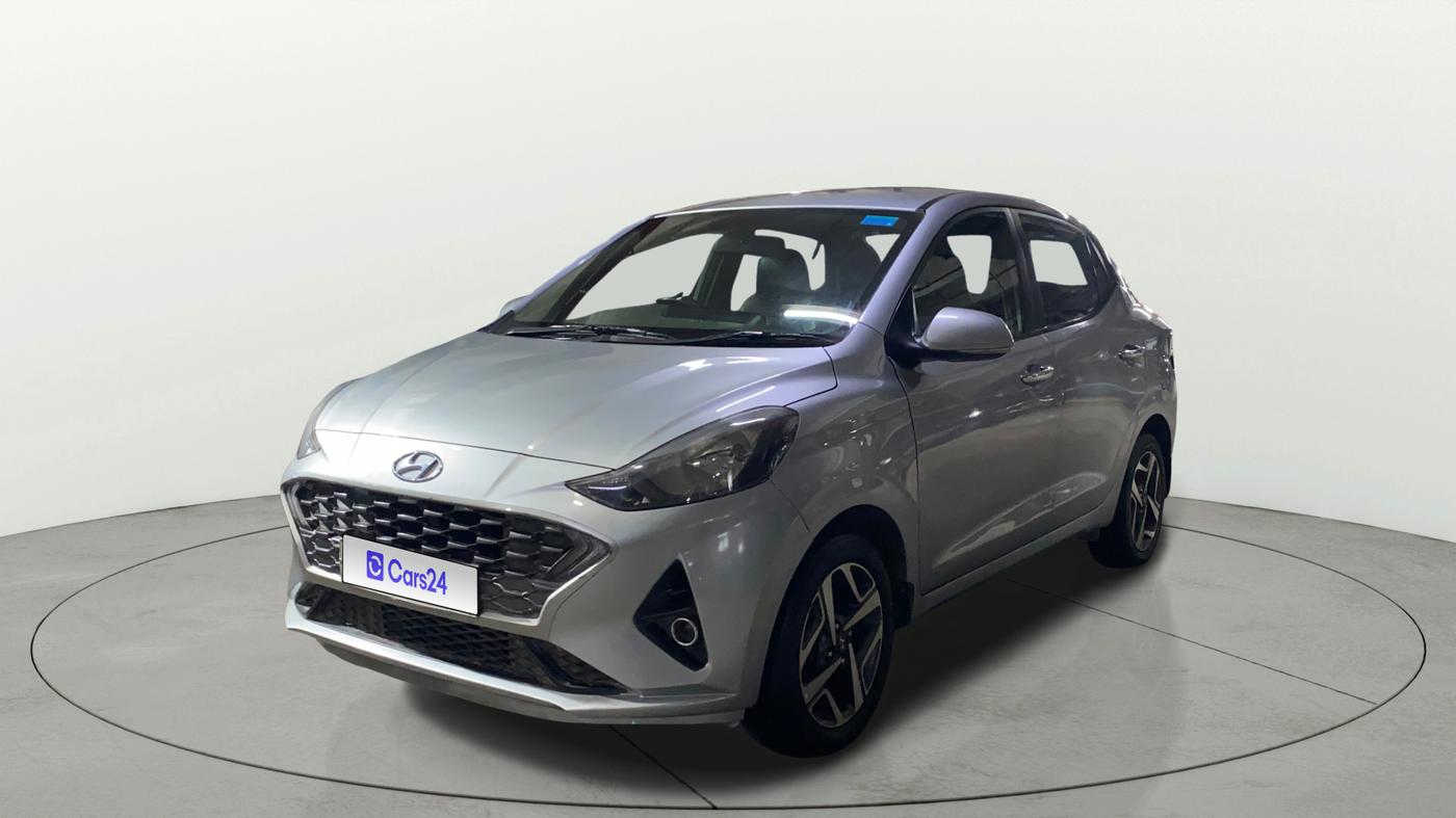 2020 Hyundai AURA SX 1.2, Petrol, Manual, 1,04,595 km, Left Front Diagonal