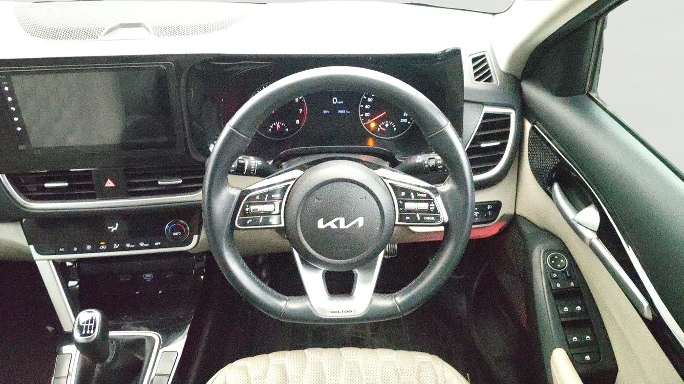 2022 KIA SELTOS HTX PETROL 1.5, Petrol, Manual, 39,609 km, Steering Wheel Close Up