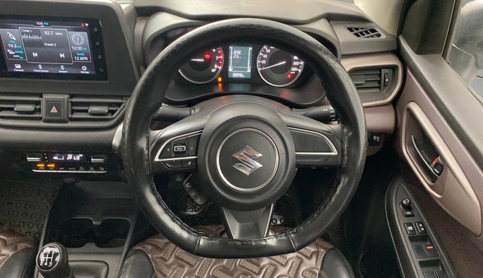 2023 Maruti FRONX DELTA PLUS 1.2MT, Petrol, Manual, 31,992 km, Steering Wheel Close Up