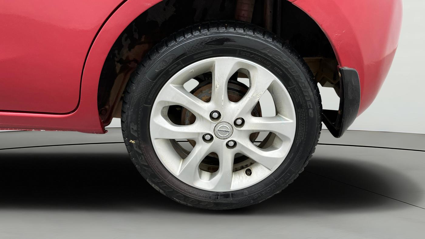 2013 Nissan Micra XV CVT, Petrol, Automatic, 68,014 km, Left Rear Wheel