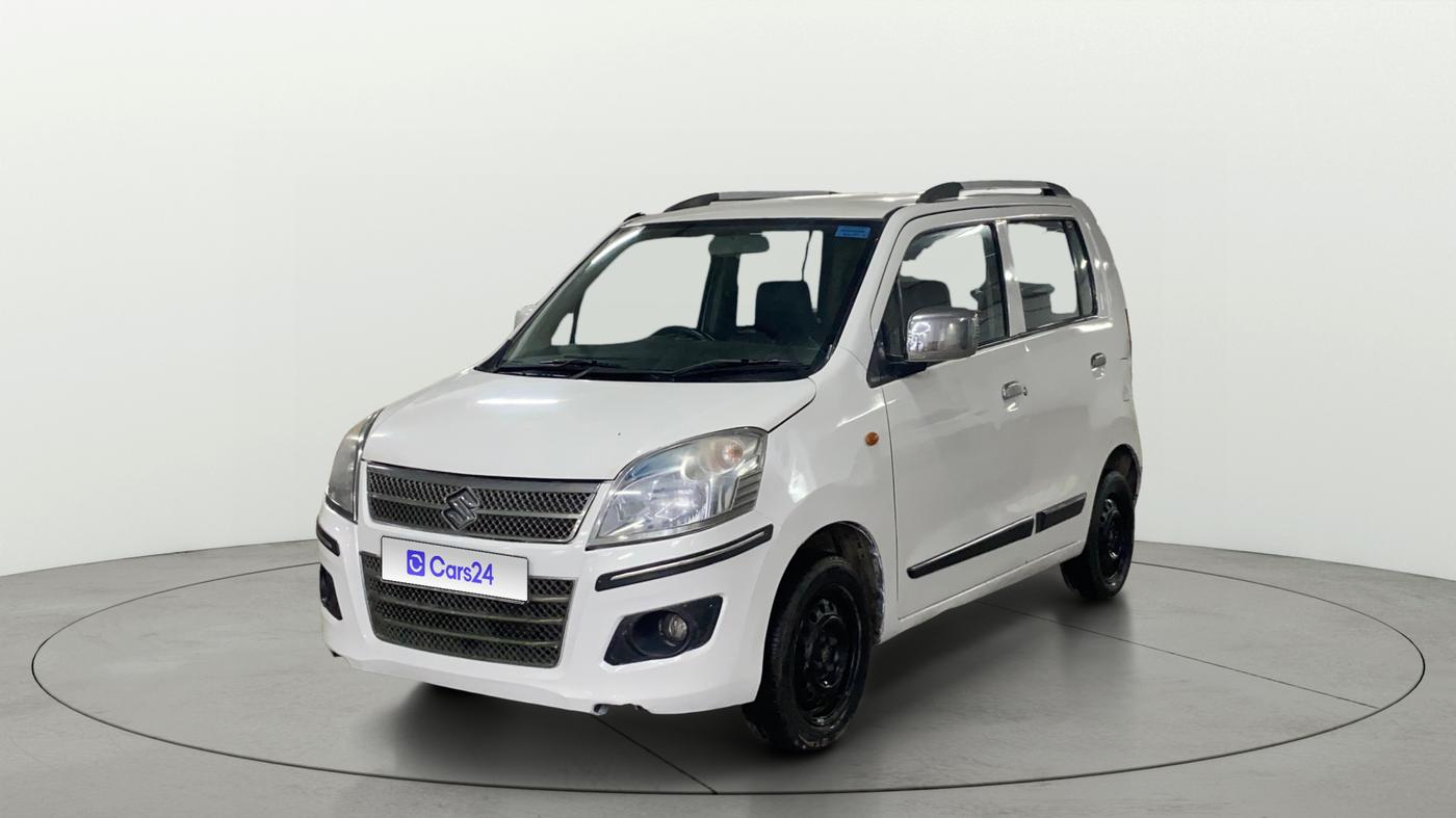 2017 Maruti Wagon R 1.0 VXI, Petrol, Manual, 35,461 km, Left Front Diagonal