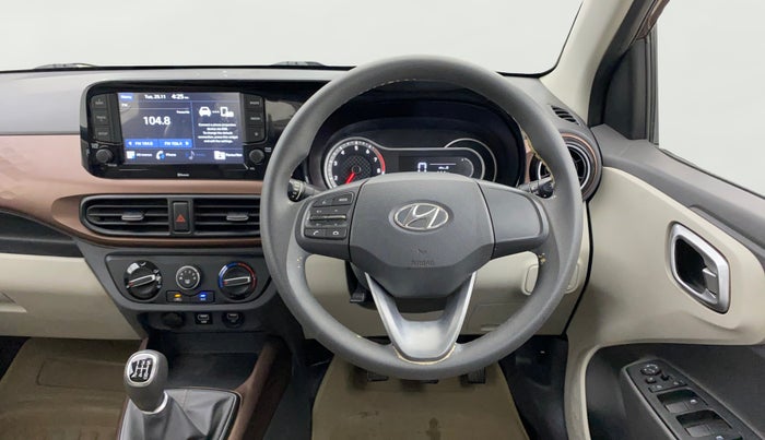 2020 Hyundai AURA SX 1.2, Petrol, Manual, 26,704 km, Steering Wheel Close Up