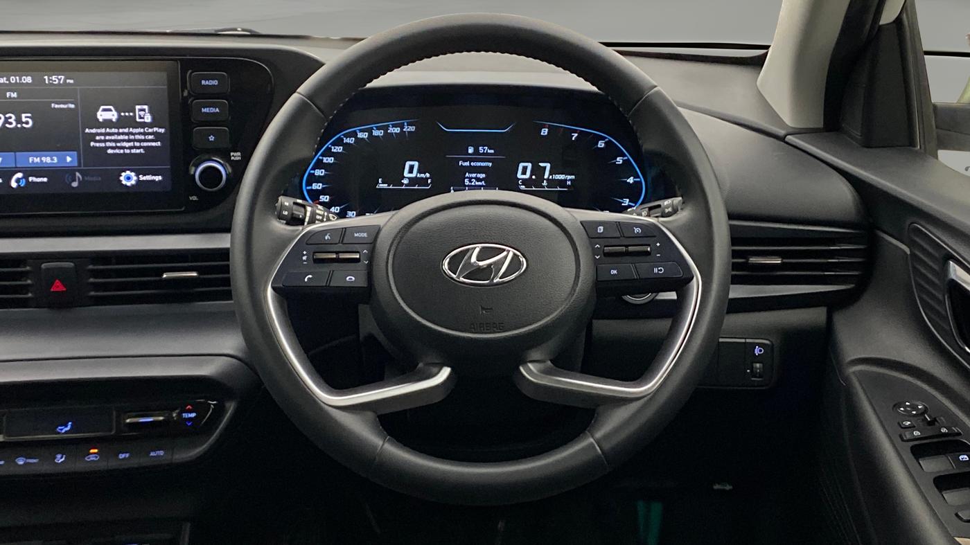 2022 Hyundai NEW I20 ASTA 1.2 MT, Petrol, Manual, 30,351 km, Steering Wheel Close Up