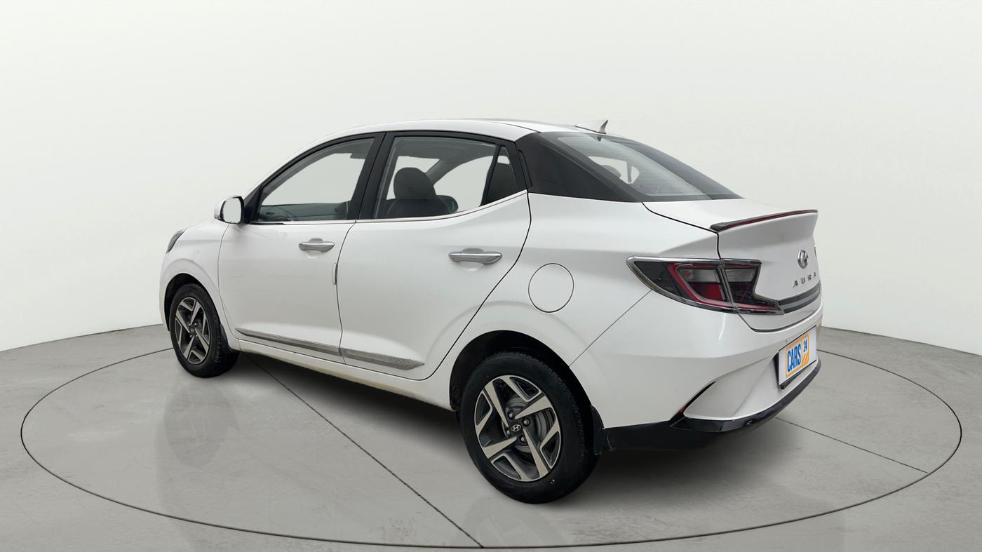 2020 Hyundai AURA SX+ 1.0 TURBO GDI MT, Petrol, Manual, 46,828 km, Left Back Diagonal