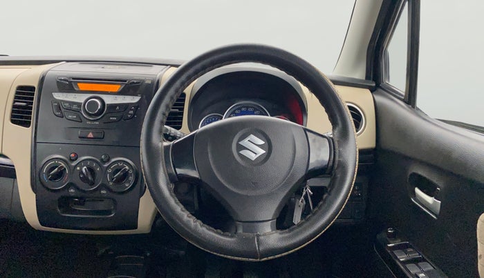 2017 Maruti Wagon R 1.0 VXI, Petrol, Manual, 41,273 km, Steering Wheel Close Up