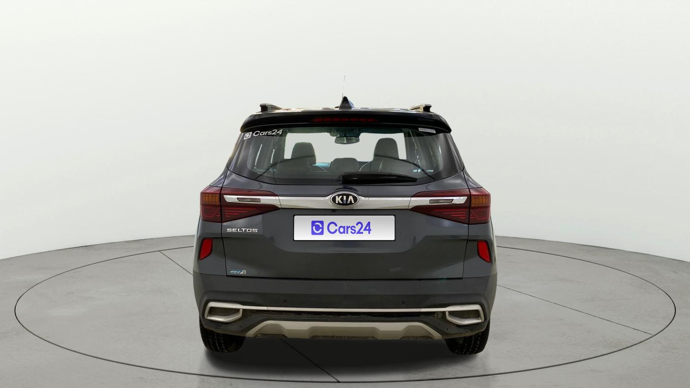 2019 KIA SELTOS HTX PLUS AT1.5 DIESEL, Diesel, Automatic, 1,30,096 km, Back/Rear