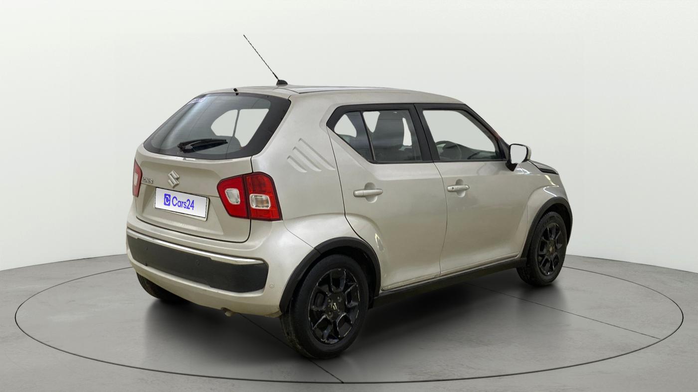 2017 Maruti IGNIS ALPHA 1.2 AMT, CNG, Automatic, 75,318 km, Right Back Diagonal
