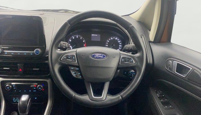 2018 Ford Ecosport TITANIUM + 1.5L PETROL AT, Petrol, Automatic, 39,844 km, Steering Wheel Close Up