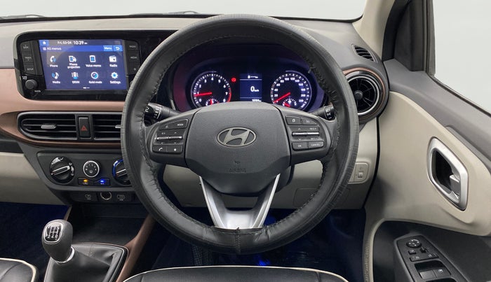 2023 Hyundai AURA SX 1.2, Petrol, Manual, 18,982 km, Steering Wheel Close Up