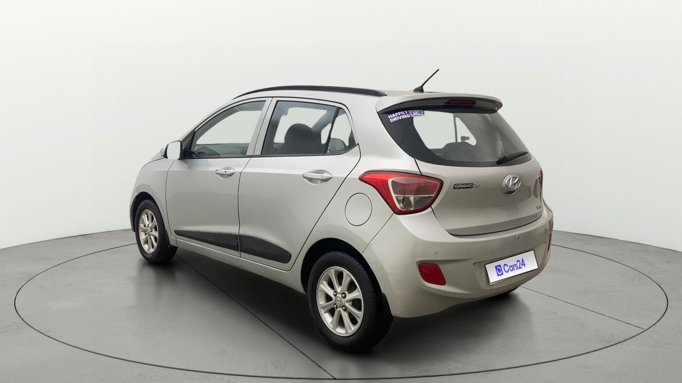 2014 Hyundai Grand i10 ASTA AT 1.2 KAPPA VTVT, Petrol, Automatic, 66,479 km, Left Back Diagonal