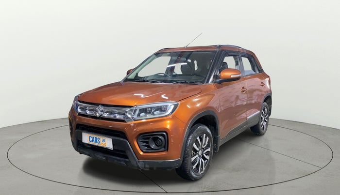 2020 Maruti Vitara Brezza VXI AT SHVS, Petrol, Automatic, 75,835 km, Left Front Diagonal
