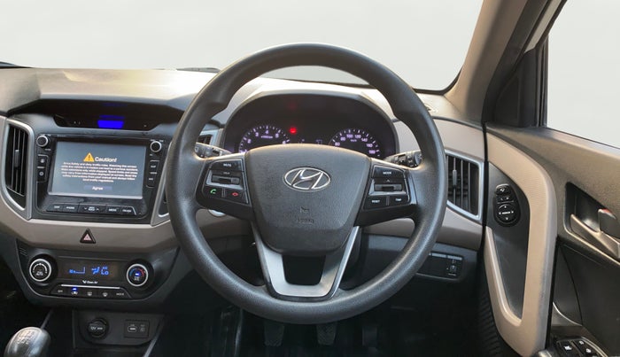 2016 Hyundai Creta SX PLUS 1.6 PETROL, Petrol, Manual, 1,11,085 km, Steering Wheel Close Up