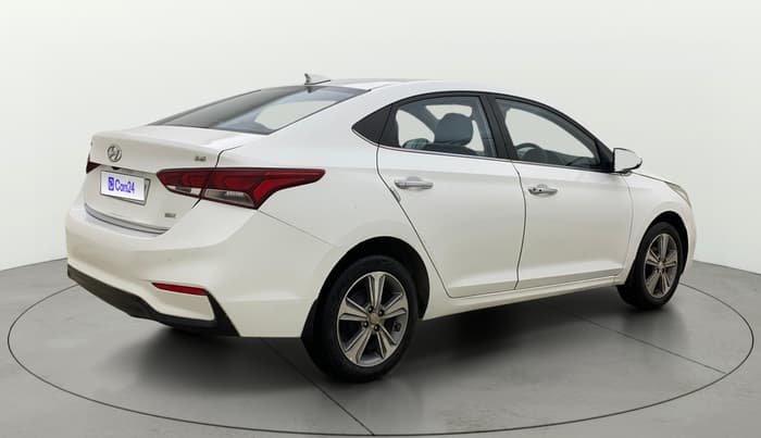 2019 Hyundai Verna 1.6 VTVT SX + AT, Petrol, Automatic, 83,868 km, Right Back Diagonal