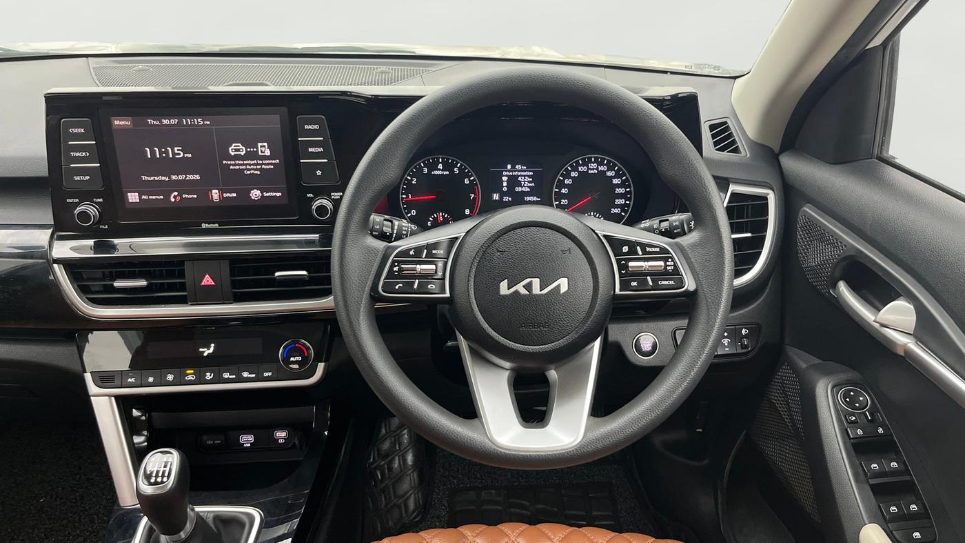 2023 KIA SELTOS HTK PLUS 1.5 IMT, Petrol, Manual, 19,457 km, Steering Wheel Close Up