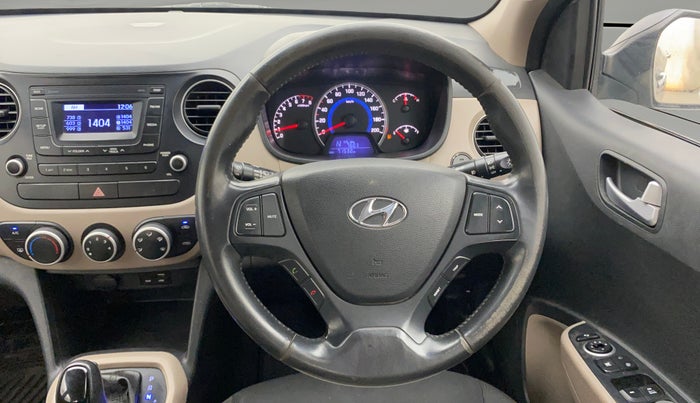 2016 Hyundai Grand i10 ASTA (O) AT 1.2 KAPPA VTVT, Petrol, Automatic, 71,494 km, Steering Wheel Close Up
