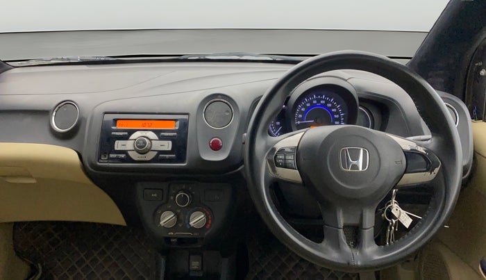 2015 Honda Amaze 1.2L I-VTEC S, CNG, Manual, 90,621 km, Steering Wheel Close Up