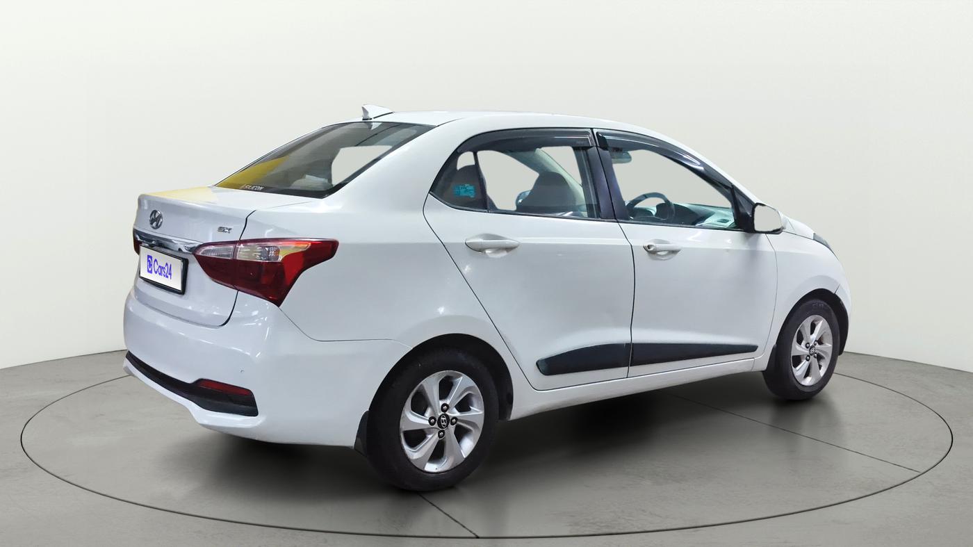 2017 Hyundai Xcent SX 1.2, CNG, Manual, 98,544 km, Right Back Diagonal