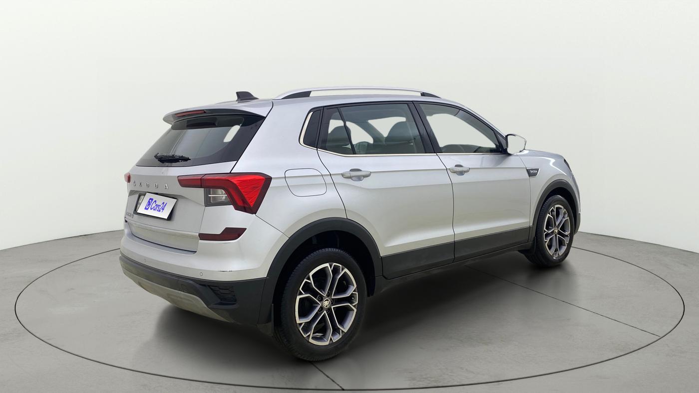 2022 Skoda KUSHAQ STYLE 1.0L TSI AT (6 AIRBAGS), Petrol, Automatic, 21,114 km, Right Back Diagonal