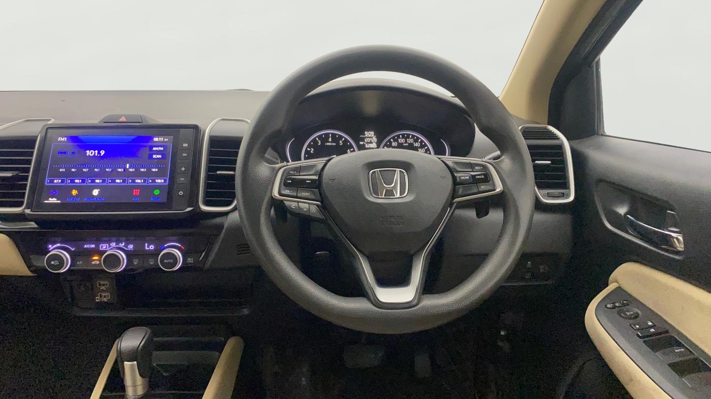 2021 Honda City 1.5L I-VTEC V CVT 5TH GEN, Petrol, Automatic, 1,20,704 km, Steering Wheel Close Up